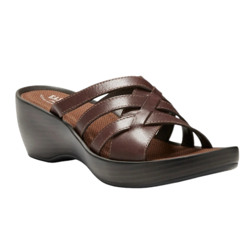 Eastland Brown Women's Poppy Wedge Platform Sandal Size 11M